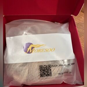 Moresoo Blonde clip in hair extensions